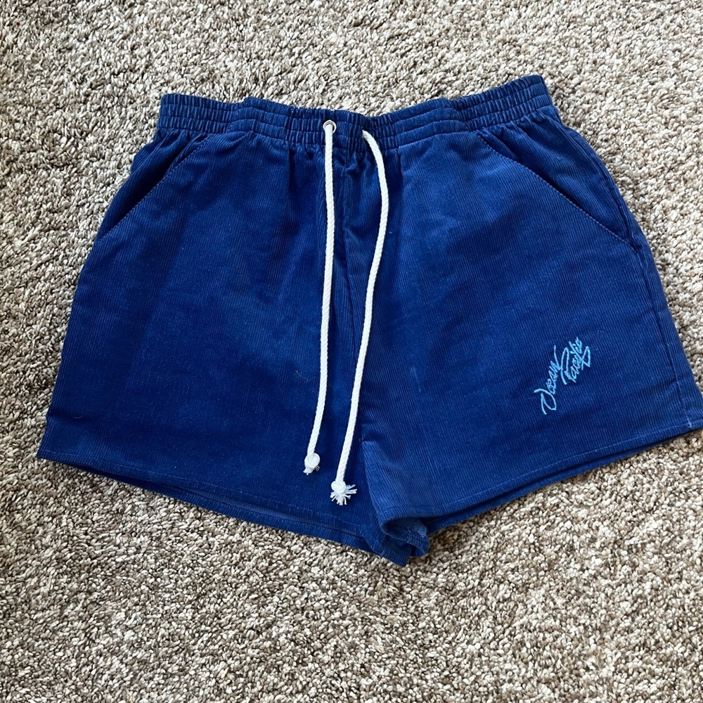 Vintage Ocean Pacific blue micro shorts